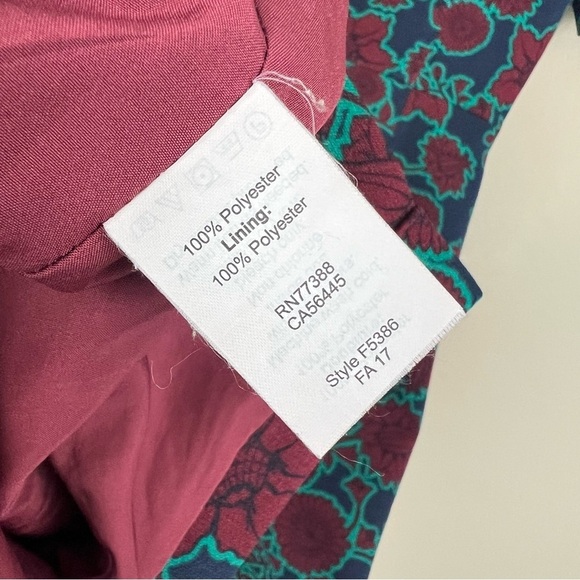 J Crew Short-sleeve Floral Printed Shift Dress 6 - Picture 7 of 8